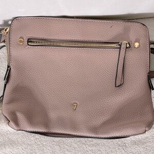 Seven Days Pink Vegan Leather Cross Body Bag Shoulder Bag Purse